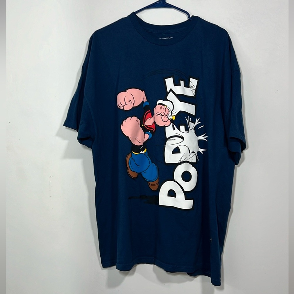 VINTAGE POPEYE T-SHIRT  SIZE XXL/XXG BLUE